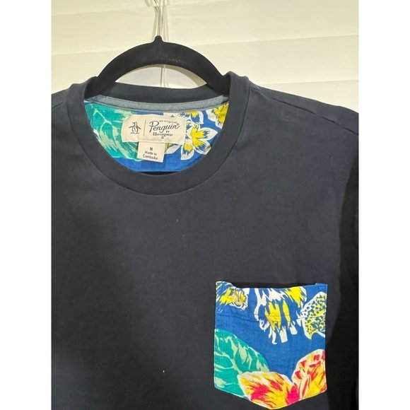 Original Penguin‎ Hawaiian TShirt - Size M - Picture 2 of 5